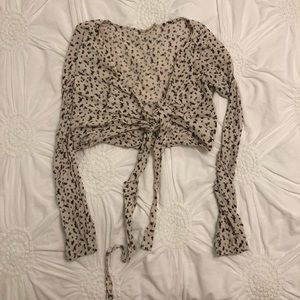 John Galt/ Brandymelville Floral Tie top